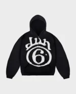 Sac à dos DivinByDivin noir 6 étoiles avec patch zippé