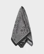 Divin By Divin Écharpe grise à motif tigre pour femme