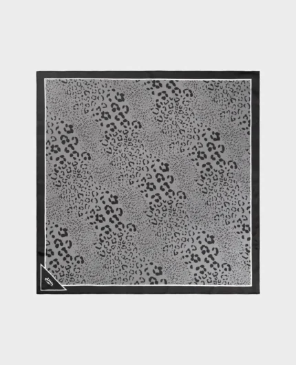Divin By Divin Écharpe grise à motif tigre pour femme (2)