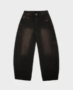 Divin By Divin Jean marron pour femme avec poches latérales