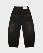 Divin By Divin Jean marron pour femme avec poches latérales (2)