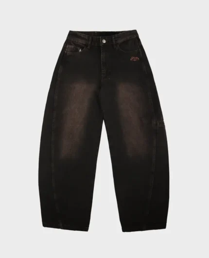 Divin By Divin Jean marron pour femme avec poches latérales