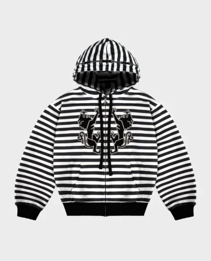 Divin By Divin Veste zippée Stripes Feral