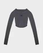 Divin By Divin Women Grey Battle Top