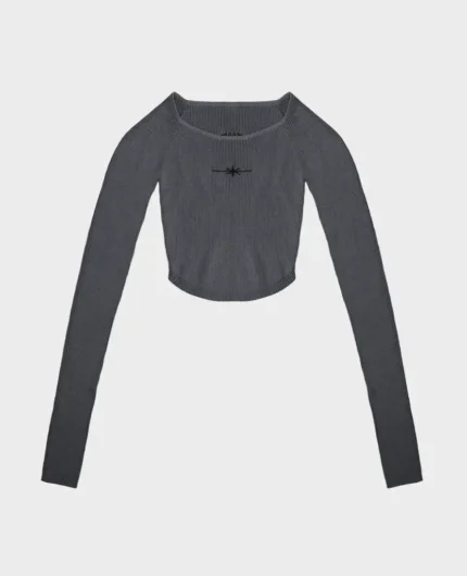 Divin By Divin Women Grey Battle Top
