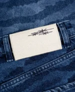 Short en jean bleu tigre Divin By Divin (5)